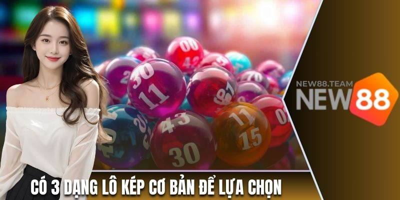 Có 3 dạng lô kép cơ bản để lựa chọn 